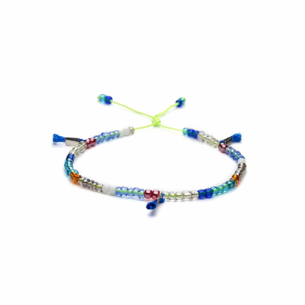 Sofy Ankle Bracelet Sofy Ankle bratara de picior din margele de nisip si ata de matase
